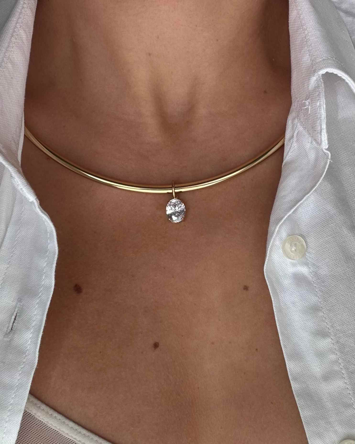 Collier Audrey ovale