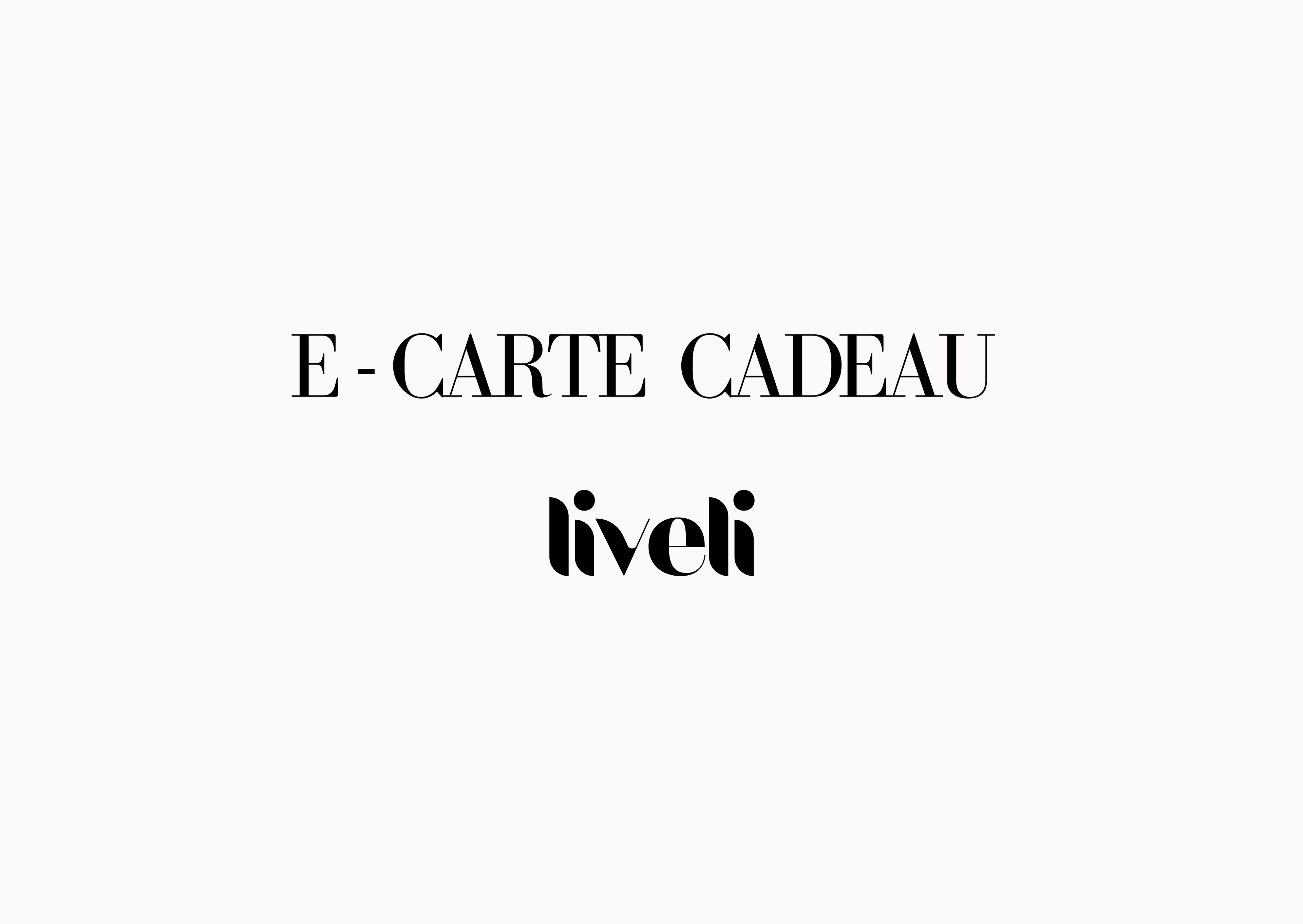 E-CARTE CADEAU