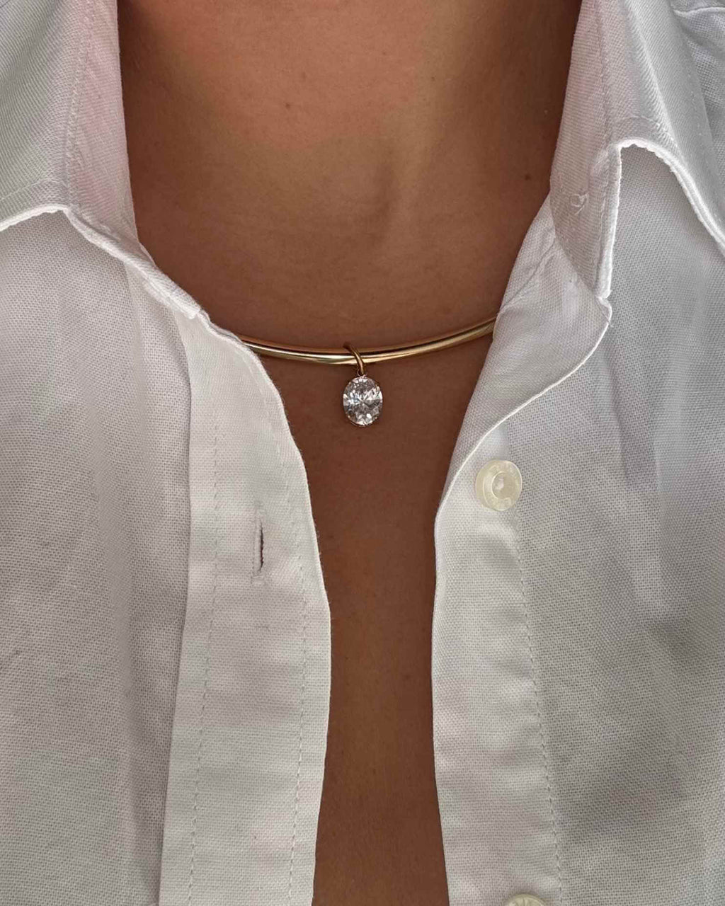 Collier Audrey ovale