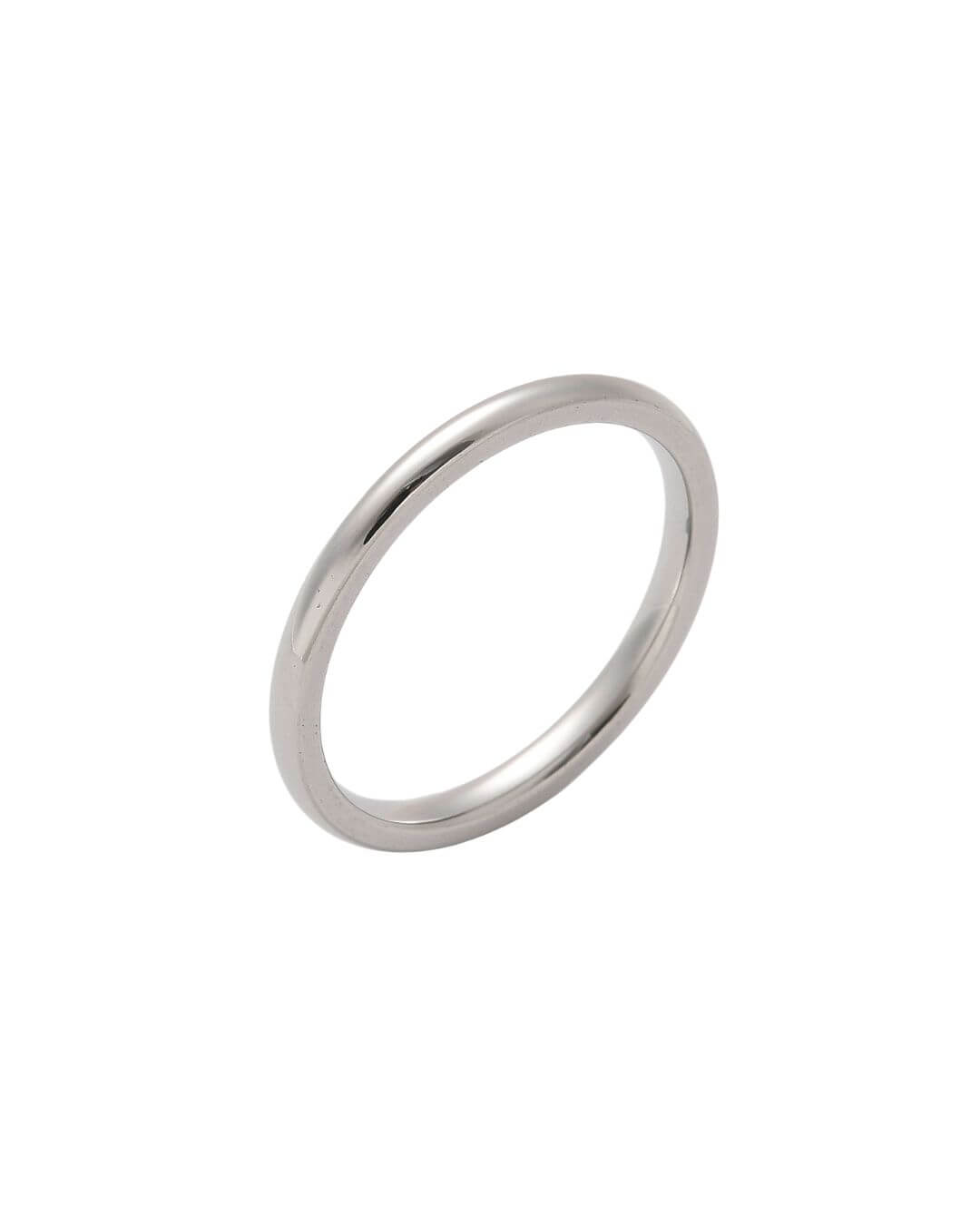 silver basic ring